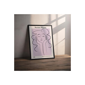 Dekoratif Çerçevesiz Poster Persian Woman Soyut Çerçevesiz Tablo 40x50 cm