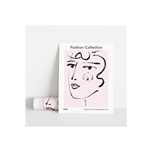Dekoratif Çerçevesiz Poster Fashion Soyut Çerçevesiz Tablo 13x18 cm