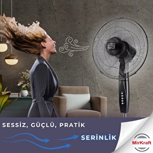 Mirkraft Fs-m40br 16'' Dc Motor 5 Kanatlı Ayaklı Vantilatör