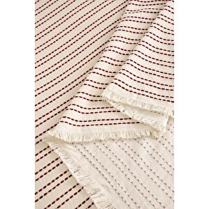 Loom Yatak Örtüsü/pike Bordo 220x230