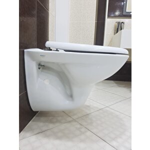 Serel Basic 52 Cm Asma Klozet+serel Fulya Akdeniz Thermoplast Klozet Kapağı