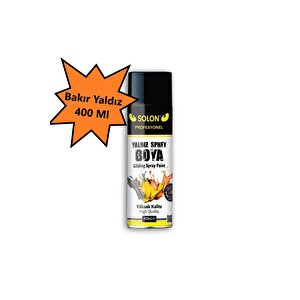 5 Adet Bakır Yaldız Sprey Boya 400 Ml