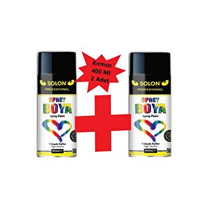 2 Adet Bayrak Kırmızı Sprey Boya 400 Ml.