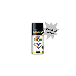 2 Adet Sprey Boya Metalik Gri, 400 Ml