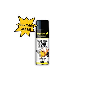 5 Adet Altın Yaldız Sprey Boya 400 Ml.