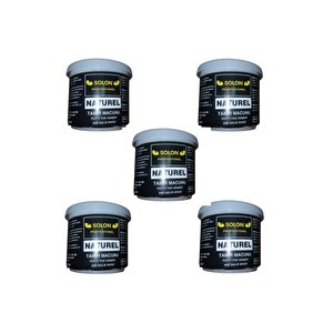 5 Adet Solon Ahşap masif Ve Kaplama Tamir Macunu Naturel 240 Gr.