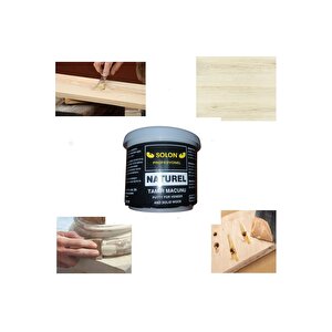 5 Adet Solon Ahşap masif Ve Kaplama Tamir Macunu Naturel 240 Gr.