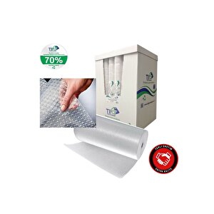 Balonlu Naylon 50cm X 100mt (en: 50 Cm, Boy: 100mt.) Üç Katlı Eşya Koruma Ambalajı, Pat Pat