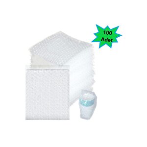 Balonlu Patpat Torba Bantlı 20x25 +5 (100 Adet) Baloncuklu Torba