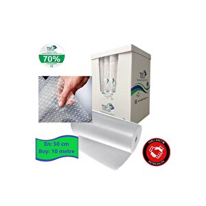 Balonlu Naylon Sargı 50 Cm En 10 Metre Boyunda Havalı Eşya Koruma Ambalaj Pat Pat