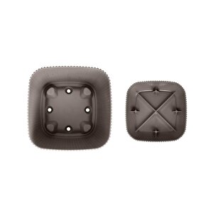 Omnipazar Krs-382 Dekoratif Plastik Mercan Kare Saksı 0.67 Lt 6 Renk Set