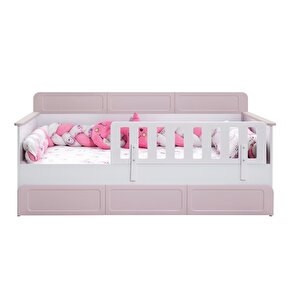 Yavrulu Karyola, Mira Yavrulu Montessori Karyola - Pembe + 1 Adet Comfort Yatak