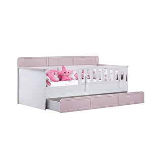 Yavrulu Karyola, Mira Yavrulu Montessori Karyola - Pembe + 1 Adet Comfort Yatak
