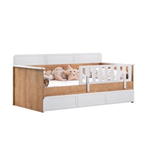 Yavrulu Karyola, Mira Yavrulu Montessori Karyola - Ceviz + 2 Adet Comfort Yatak