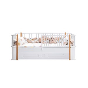 Yavrulu Karyola, Antalya Montessori Yavrulu Yatak - Ceviz + 1 Adet Comfort Yatak