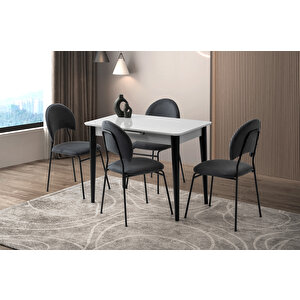 Madri̇d Hg Masa, Clarus Sandalye, Açik Gri̇, 100x60