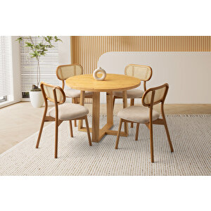 Gi̇ri̇t Masa, Zerda Sandalye, Natural, 100x100