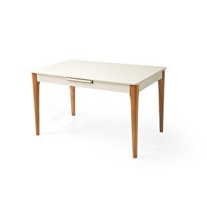 Rüzgar Hg Masa, Zi̇on Sandalye, Kar Beyaz, 130x80