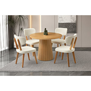 Ati̇na Masa, Si̇ri̇us Sandalye, Natural, 100x100