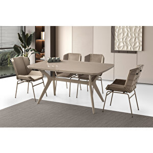 Zümrüt Masa, Fi̇era Sandalye, Cappi̇ci̇no Hg, 160x90