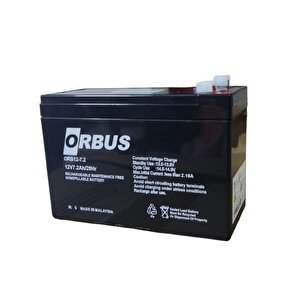 12v 7,2 Ah Amper Agm Jel Orbus Akü  5 Li Paket
