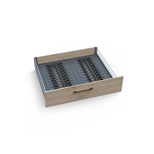 Çekmece Içi Tabaklık 29cmx48cm, Antresit (3cm En Ve 6 Cm Boydan Kesilebilir)
