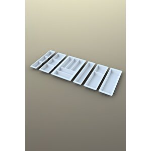 Mutfak Çekmece Içi Kaşıklık 94cm X 48cm Yanlar Ve Boydan 4cm Kesilebilir, Beyaz