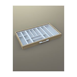 Mutfak Çekmece Içi Kaşıklık 84cm X 48cm Yanlar Ve Boydan 4cm Kesilebilir, Beyaz