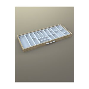 Mutfak Çekmece Içi Kaşıklık 114cm X 48cm Yanlar Ve Boydan 4cm Kesilebilir, Beyaz