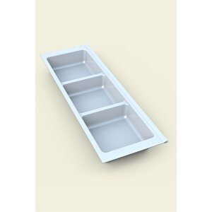 Mutfak Çekmece Içi Kaşıklık 114cm X 48cm Yanlar Ve Boydan 4cm Kesilebilir, Beyaz