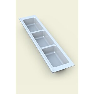 Mutfak Çekmece Içi Kaşıklık 74cm X 48cm Yanlar Ve Boydan 4cm Kesilebilir, Beyaz