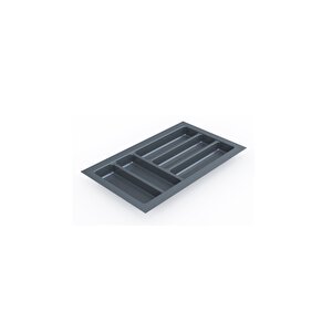 Mutfak Çekmece Içi Kaşıklık 29cm X 48cm (yanlar Ve Boydan 4cm Kesilebilir) Antrasit Gri