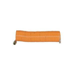 Pu0508 (5x8x15)  Kompresör Spiral Hava Hortumu  15mt Sarı