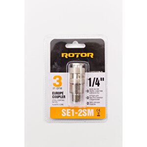 Se1-2sm Kompresör Hava Hortumu Bağlantı Soketi 1/4" Rotor