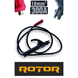 Kablolu Kaynak Pensesi (elektrot Tutucu) Kablo Takımı 16 Mm2, 300a, 190 Cm
