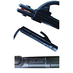 Kablolu Kaynak Pensesi (elektrod Tutucu) Kablo Takımı 12 Mm2, 300a, 190 Cm