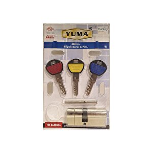 B68bnp6 Plastik Kafalı Bilyalı Barel Blister Ambalaj Saten 68 Mm