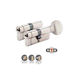 | 264 Ortak Anahtarlı Tuzaklı Kilit Silindiri, 2'li Set, Ktbs Ktbsm Kilit Göbeği, 68 Mm