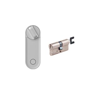 Linus® Set - Akıllı Kilit L2 Gümüş Ve Ayarlanabilir Silindir