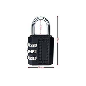 1338 Şifreli Asma Kilit 38mm