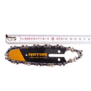 8" Set Pala + Zincir 1/4 Mini T48 - 24 Diş