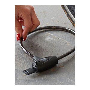Essential Kablolu Bisiklet Kilidi-10 Mm-anahtarlı