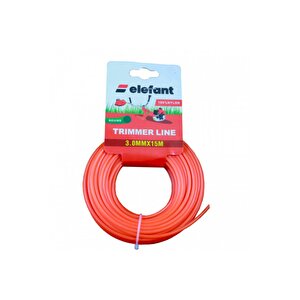 Tırpan Misinası Motorlu Tırpan Yuvarlak Misina 3mm X 15 Metre