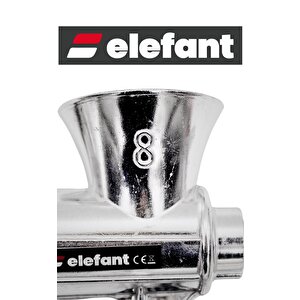 Elefant Tb-1 Manuel Et Kıyma Makinesi (no 8) Katı Alüminyum