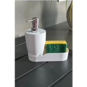 Beyaz Pure Mutfak Sıvı Sabunluk M-e91-01