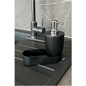 Siyah Pure Mutfak Sıvı Sabunluk M-e91-06