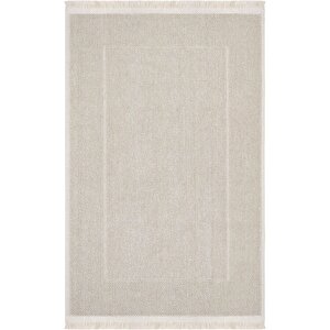 Mirage Bej Yıkanabilir Halı Bukle Dokuma Kaymaz Taban Modern Oturma Odası Salon Halısı 80x150 cm