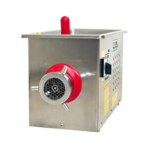 Yeşil Ykm12 220v 0,55kw 12 No Et Kıyma Makinası Geri Çekmeli Sucuk Aparatlı 100kg/saat