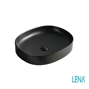 Tezgahüstü Lavabo (mat Si̇yah) Ey-4712ms
