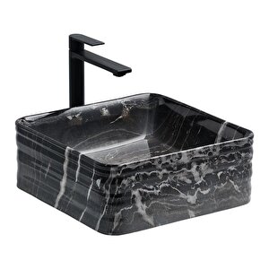 Tezgah Üstü Çanak Lavabo E-2105m4 Si̇yah